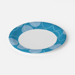 Assiettes En Carton Cercles rétro