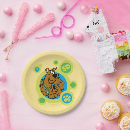 Assiettes En Carton Cercles Scooby-Doo SD Badge (Fête)