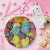 Assiettes En Carton Céréales de fruits (Fête)