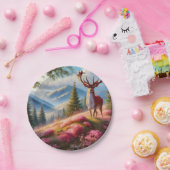 Assiettes En Carton Cerf 1 (Fête)