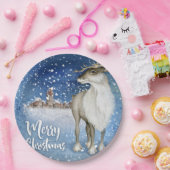 Assiettes En Carton Cerf de Noël (Fête)