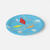 Assiettes En Carton Cerfs-volants dans le Baby shower Sky Plaque papie (Angle)