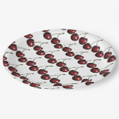 Assiettes En Carton Cerises (Angle)