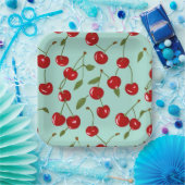Assiettes En Carton Cerises d'été (Fête)