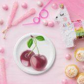 Assiettes En Carton Cerises douces (Fête)