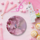 Assiettes En Carton cerisier rose fleurs mariage de printemps (Fête)