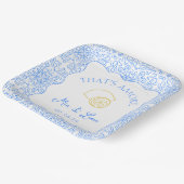 Assiettes En Carton C'est Amore Lemon Tiles Mariage méditerranéen amus (Angulaire)