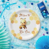 Assiettes En Carton C'est amusant d'être une abeille de miel Anniversa (Fête)