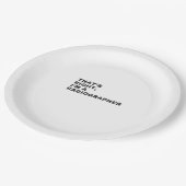 ASSIETTES EN CARTON C'EST BIEN, JE SUIS UN RADIOGRAPHE (Angle)