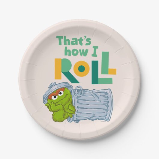 Assiettes En Carton C'est comme ça que je roule (Devant)