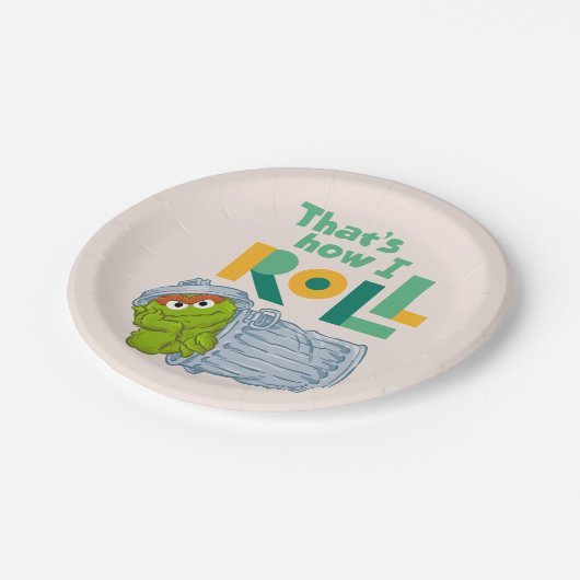 Assiettes En Carton C'est comme ça que je roule (Angle)