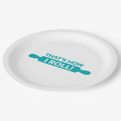 Assiettes En Carton C'est comment je roule (Angle)