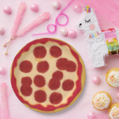 Assiettes En Carton C'est de la pizza. Pizza (Fête)