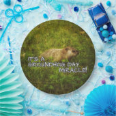 Assiettes En Carton C'est des plats d'un miracle de jour de groundhog (Fête)