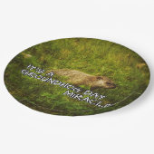 Assiettes En Carton C'est des plats d'un miracle de jour de groundhog (Angle)