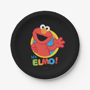Assiettes En Carton C'est Elmo