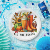 Assiettes En Carton C'est la saison (Fête)