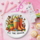 Assiettes En Carton C'est la saison (Fête)