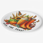 Assiettes En Carton C'est la saison (Angle)