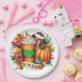 Assiettes En Carton C'est la saison (Fête)