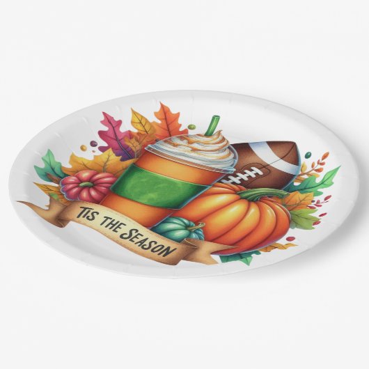 Assiettes En Carton C'est la saison (Angle)