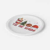 Assiettes En Carton C'est la saison Noël Noël Basketball (Angle)