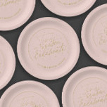 Assiettes En Carton C'est la saison Taupe Fête des mariées d'hiver<br><div class="desc">'Cette saison à célébrer est une plaque de papier de douche nuptiale d'hiver chic, avec un en-tête qui dit "C'est la saison à célébrer" dans une typographie stylée en couleur dorée sur un arrière - plan rose pâle. Si vous avez besoin d'une pièce qui n'est pas dans la collection, veuillez...</div>