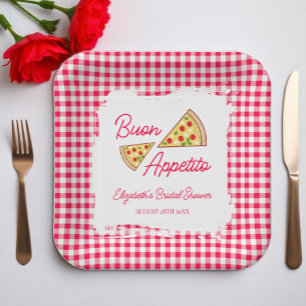 Assiettes En Carton C'est l'Amour Enterrement de Vie de Jeune Fille