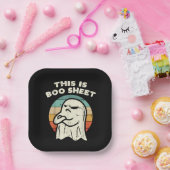 Assiettes En Carton C'Est Le Fantôme De Feuille De Boite (Fête)