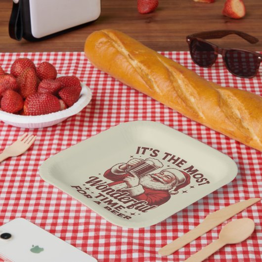 Assiettes En Carton C'est le moment le plus merveilleux pour un Père N (Pique-nique)