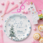 Assiettes En Carton C'est l'heure de la fête l'hiver (Fête)
