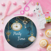 Assiettes En Carton C'est l'heure d'une fête (Fête)