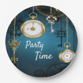 Assiettes En Carton C'est l'heure d'une fête (Devant)