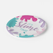 Assiettes En Carton C'est Slime Time Slime Birthday Party Plates (Angle)