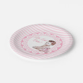 Assiettes En Carton C'est un Baby shower afro-américain (Angle)