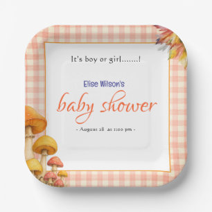 Assiettes En Carton C'est un baby shower de conte de fées garçon ou fi