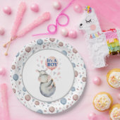 Assiettes En Carton C'est un Baby shower de garçon (Fête)