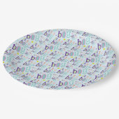 Assiettes En Carton C'est un bébé bébé nouveau-né douche (Angle)