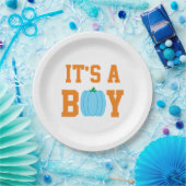 Assiettes En Carton C'est un Citrouille garçon (Fête)