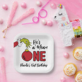 Assiettes En Carton C'est un Mean One | Anniversaire de Grinch (Fête)