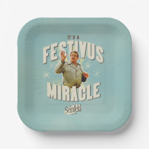 Assiettes En Carton C'est un Miracle de Festivus