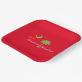 Assiettes En Carton C'est un Noël en Caroline du Sud (Angulaire)