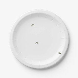 Assiettes En Carton C'est un pique-nique, il y aura des mouches