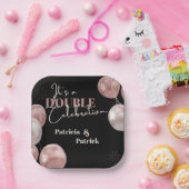 Assiettes En Carton C'est une double célébration Junior Anniversaire É (Fête)