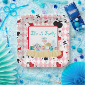 Assiettes En Carton C'est une fête (Fête)