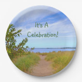 Assiettes En Carton C'est une fête (Devant)