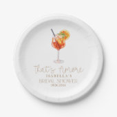 Assiettes En Carton C'est une Fête des mariées italienne Amore (Devant)