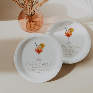 Assiettes En Carton C'est une Fête des mariées italienne Amore