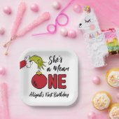 Assiettes En Carton C'est une Mean One | Anniversaire de Grinch (Fête)