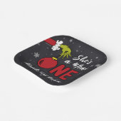 Assiettes En Carton C'est une Mean One | Grinch Chalkboard Anniversair (Angulaire)